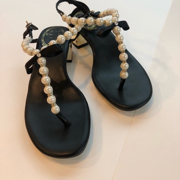 Rene Caovilla Pearl Sandals - Picture 1 of 8